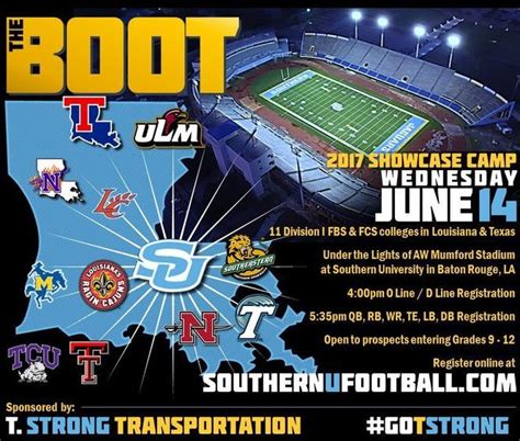 For linemen, there will be some sessions with pads and some sessions without pads. . High school football camps in louisiana 2023